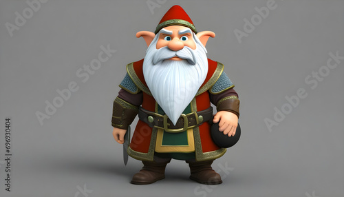 3d dwarf smith-game cartoon (ID: 696930404)