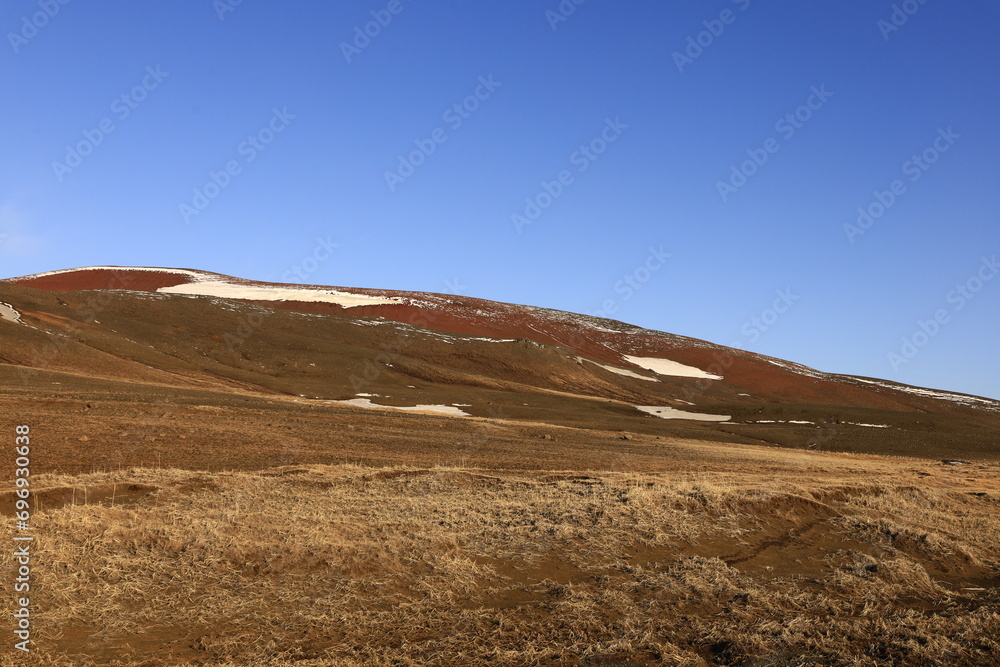 Viewpoint in the municipality Norĭurþing located in the north of the island, in the region of Norĭurland eystra. Viewpoint in the municipality Norĭurþing located in the north of the island, in the region of Norĭurland eystra.