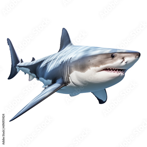 Big shark  cut out - stock png.