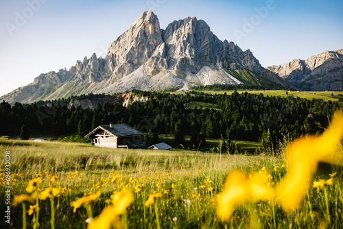 Canvastavla A panorama of Dolomites