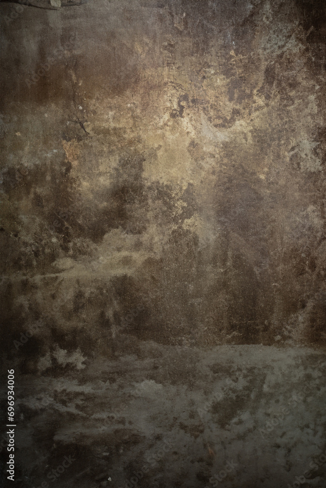Obraz premium Dark brown background concrete texture wall grunge rust rusty