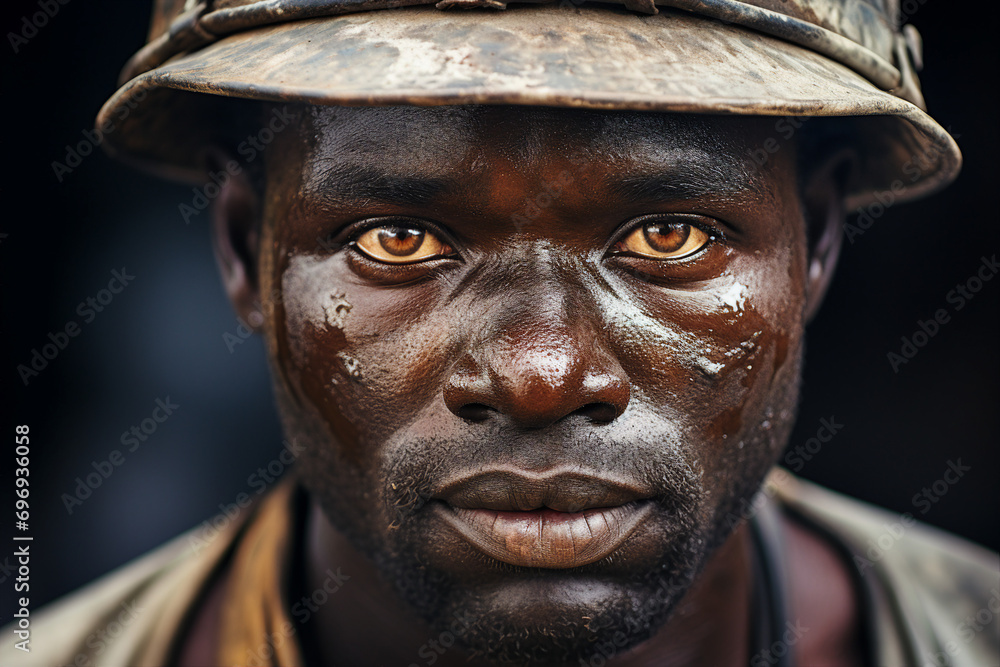 Dedicated miners work hard underground extracting valuable resources in a challenging industrial environment generative AI Dedicated miners work hard underground extracting valuable resources in a challenging industrial environment generative AI