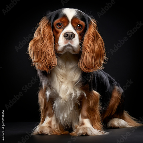 Portrait of cavalier king chales spaniel