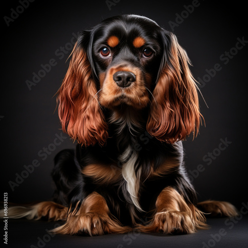 Portrait of cavalier king chales spaniel