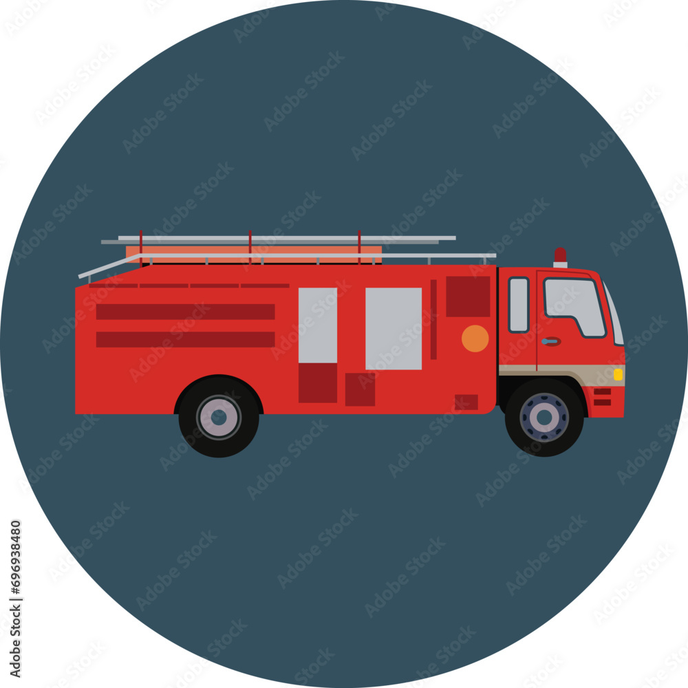 fire truck. transport icon, transport icon vector, transport icon symbol png. shipment, shipping, transit, transportation, bring, ship, ride, bring, carry, truck icon design.