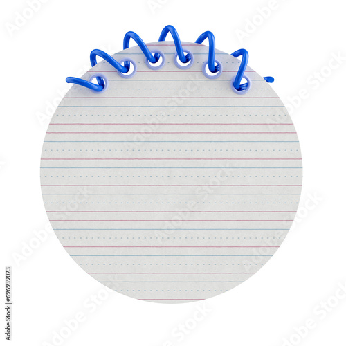 Canvas Print Notepad 3D, Bloco 3D, commonplace book, writing pad