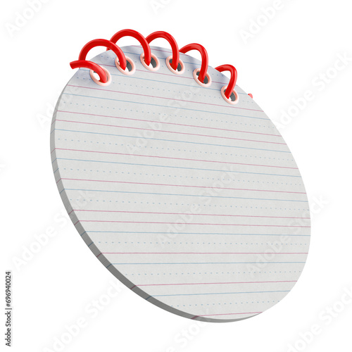 Obraz na plátně Notepad 3D, Bloco 3D, commonplace book, writing pad
