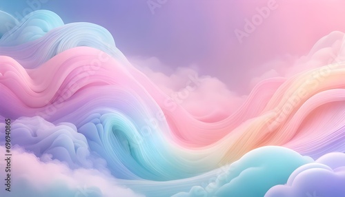 dreamy blend of pastel colors background, wallpaper