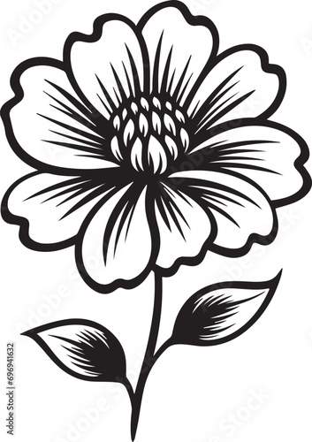 Blooming Flower logo vector illustration. Blooming Flower vector Icon and Sign.