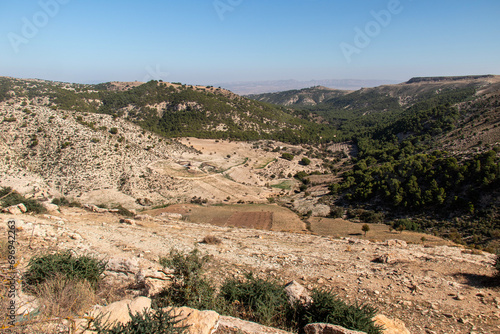 Mountain Landscape in Kesra, Siliana, Tunisia photo
