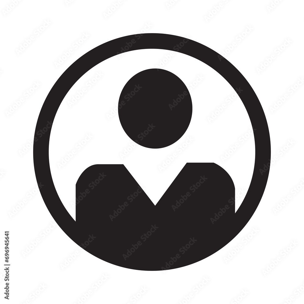 User icon of man in business suit., business man icon, corporate world