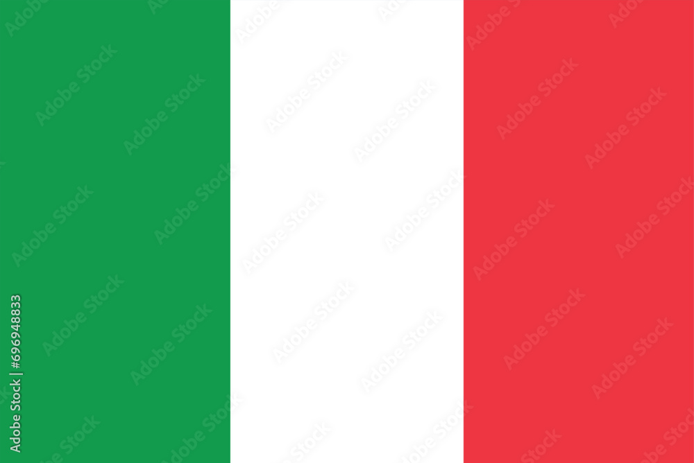 Italy flag. Italy Day. Vector illustration