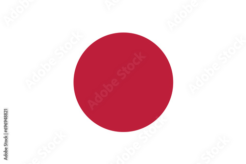 Japan flag. Japan Day. Vector illustration