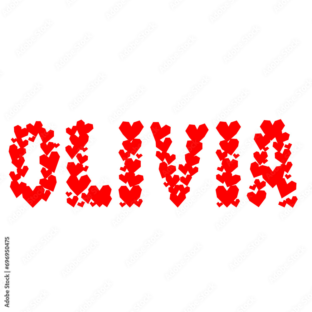 olivia name female design olivia name female design