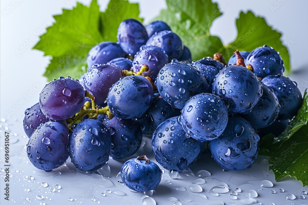 custom made wallpaper toronto digitalBlue grape isolated on white background high quality for advertising and commercial use
