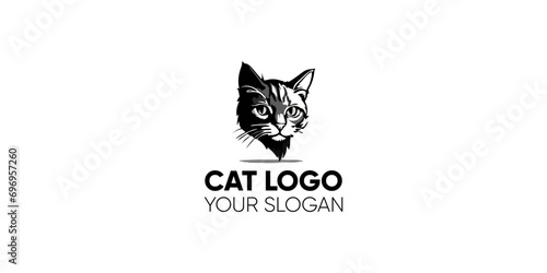 cat vector logo