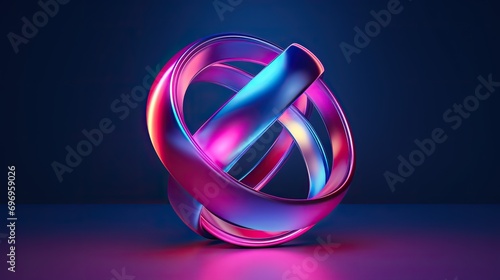 abstract glass sphere