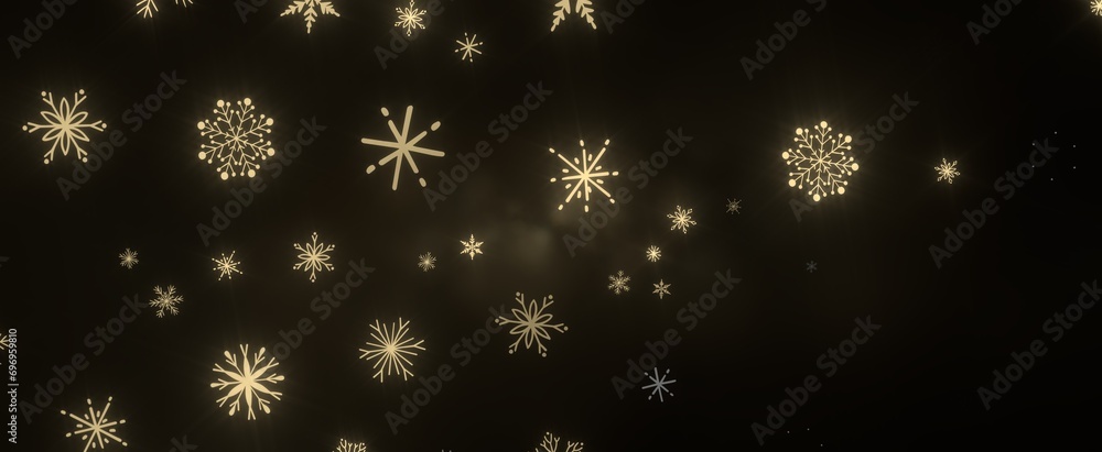 The winter background, falling snowflakes The winter background, falling snowflakes