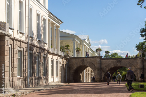 Pushkin  Russia - September 5  2023  Catherine Palace is a rococo style palace located in the city of Tsarskoe Selo  30 km south of St. Petersburg  Russia.