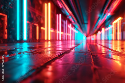 Abstract neon lights  background