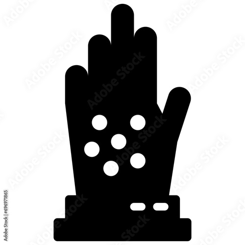 itching glyph style icons