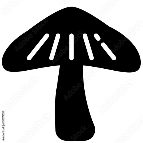mushroom glyph style icons