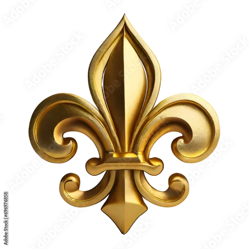 Obraz Gold fleur de lis symbol.