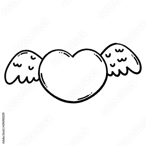 svg 14FEB love doodle element set