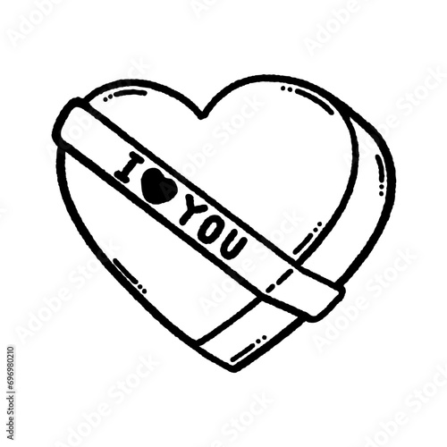 svg 14FEB love doodle element set
