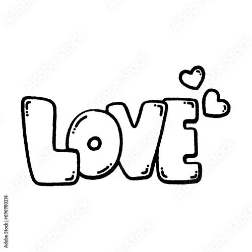 svg 14FEB love doodle element set