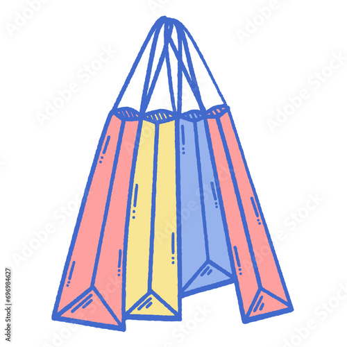 svg black friday doodle element set