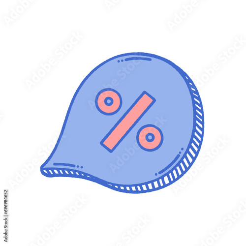 svg black friday doodle element set