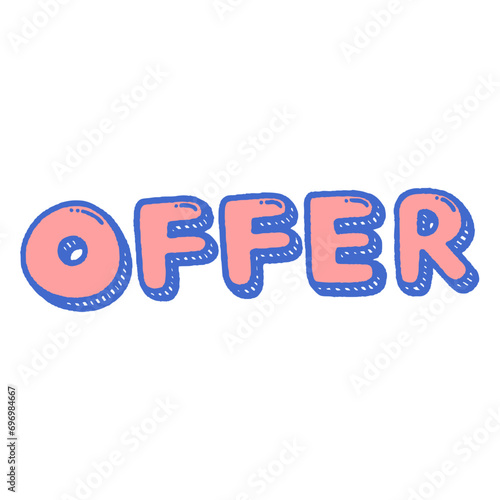 svg black friday doodle element set