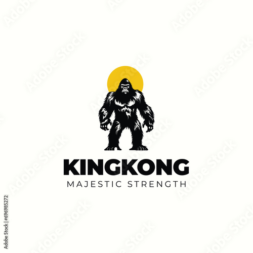 Kingkong esport mascot logo design