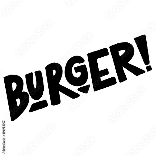svg color yummy burger doodle element set