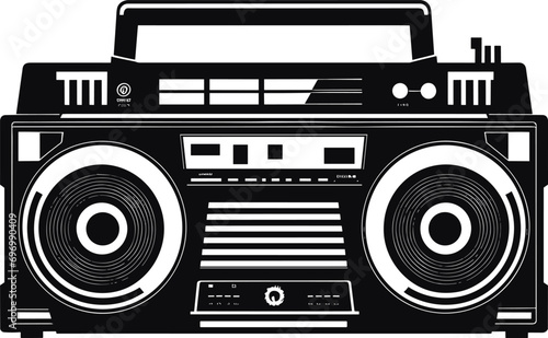 Hip-Hop Dancer Silhouette Vector for Urban Dance Performances and Workshops