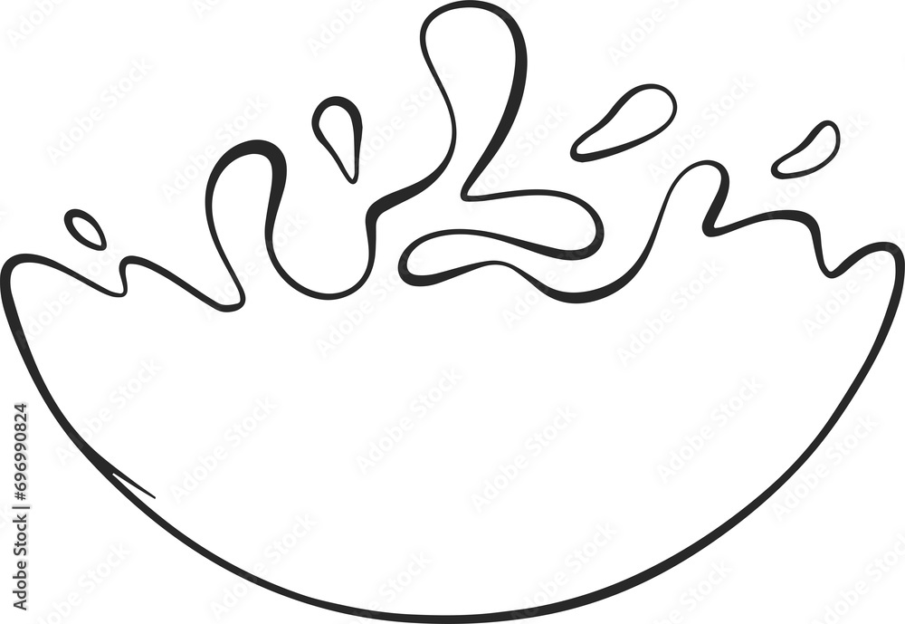 Obraz premium milk illustration liquid