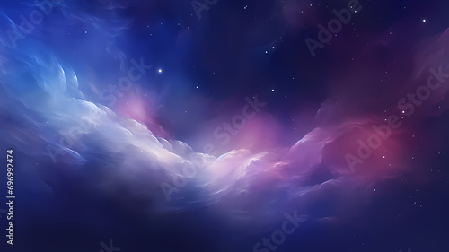 gradient art outer space concept with beautiful representation of the galaxy and far away planets and nebulas, universe illustration