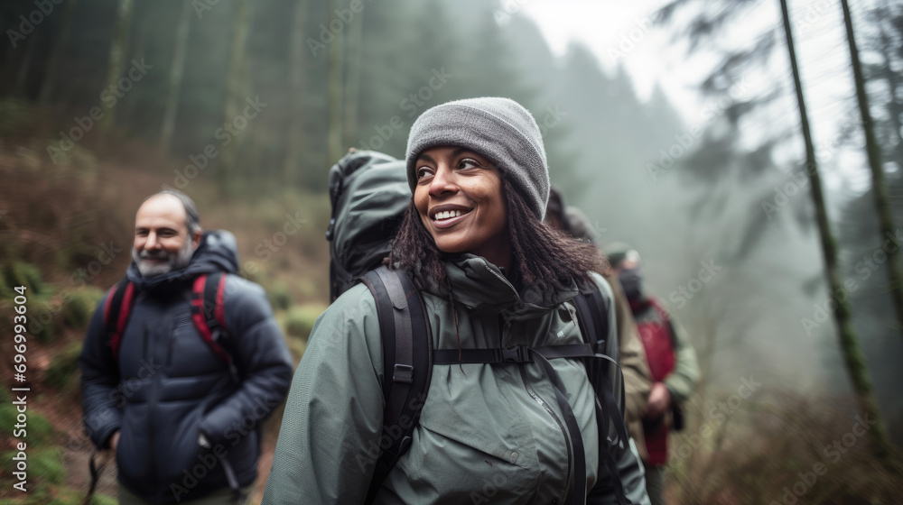 Scenic Hike: Older European Adventurers in Nature's Lap Scenic Hike: Older European Adventurers in Nature's Lap
