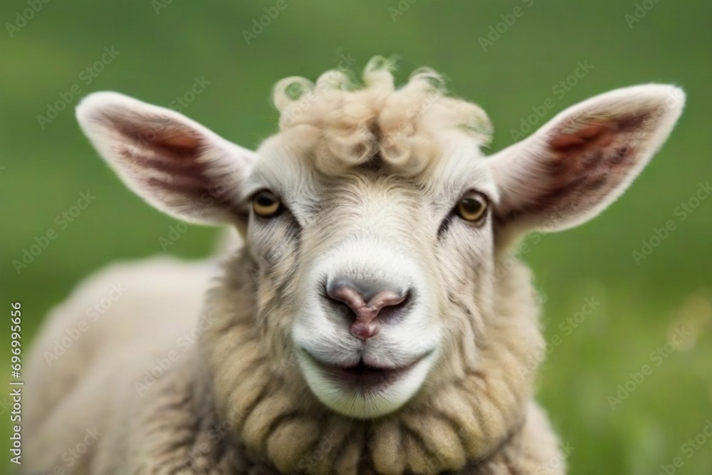 portrait of sheep