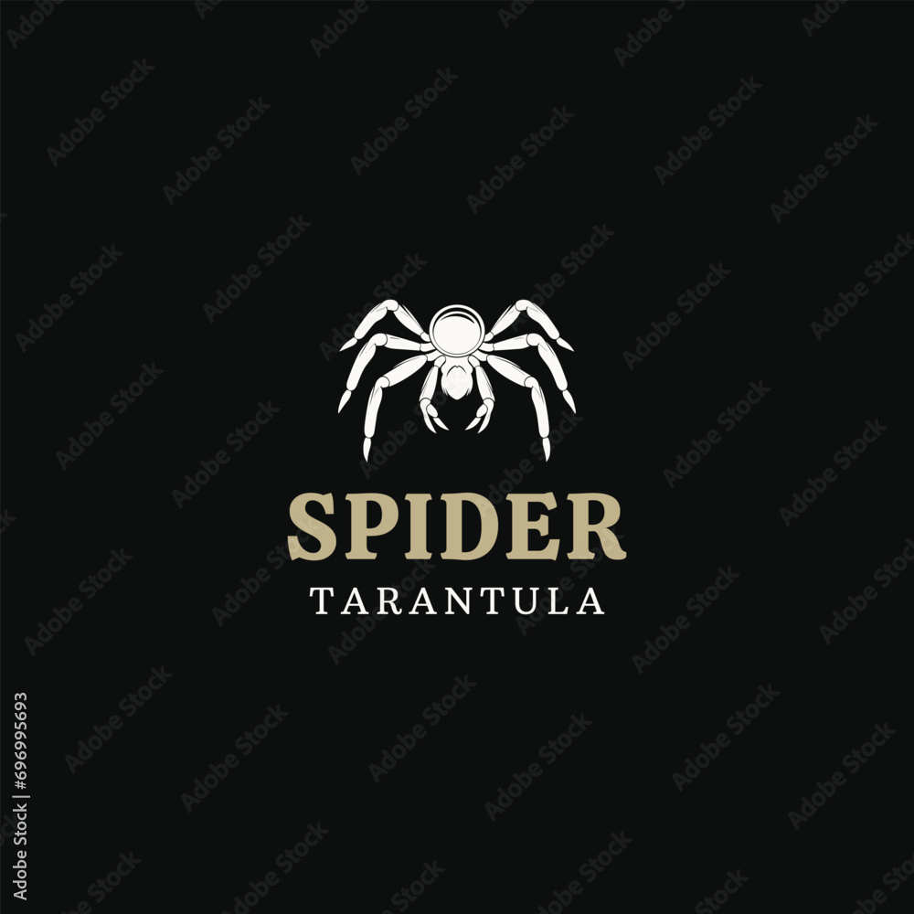 Obraz premium spider logo design