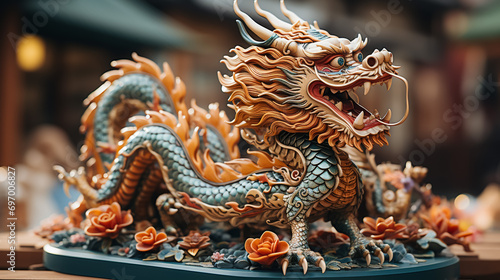 Happy chinese new year 2024 the dragon © Mujahid