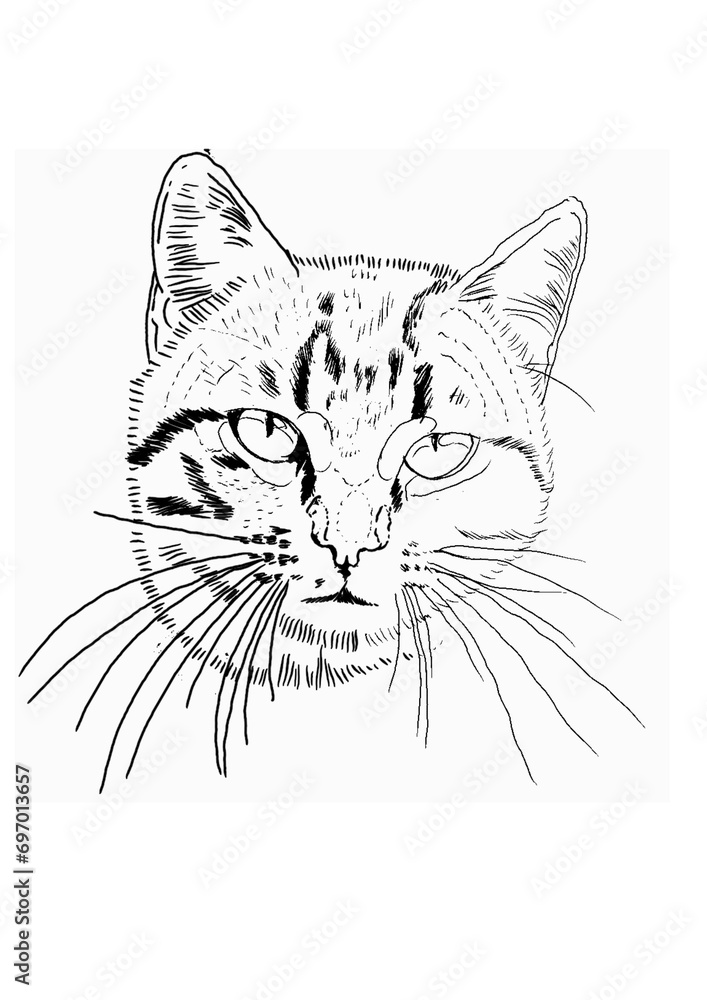 illustration of cat illustration of cat