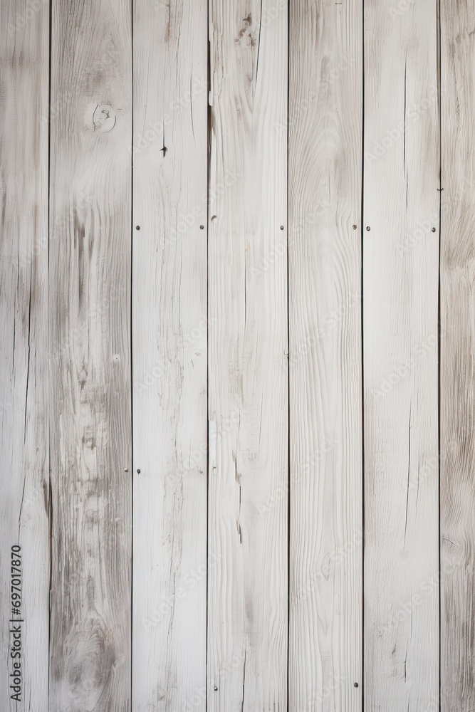 Naklejka premium White wood texture