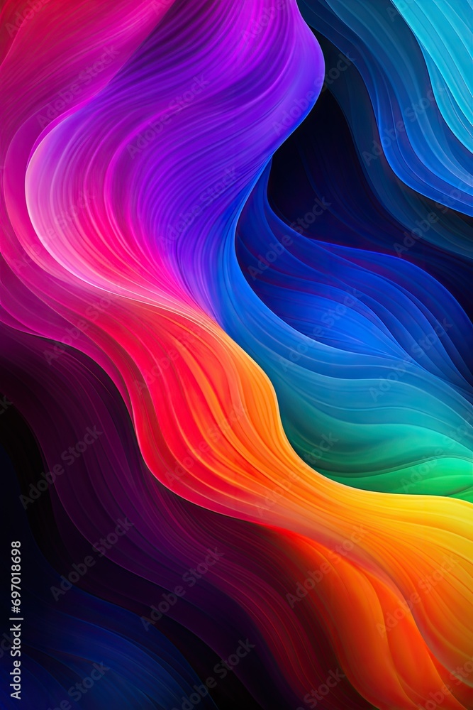 Vibrant rainbow psychedelic gradient color Vibrant rainbow psychedelic gradient color