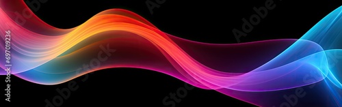 Bright rainbow psychedelic color gradient