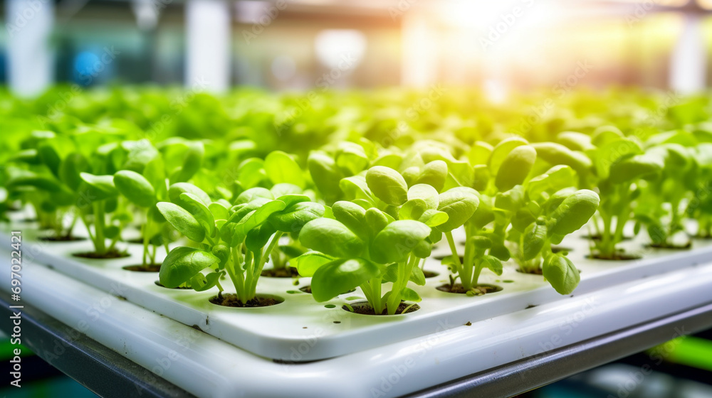 Seedlings on the farm. Gardening. Shoots and plants, cultivation.Generative AI Seedlings on the farm. Gardening. Shoots and plants, cultivation.Generative AI