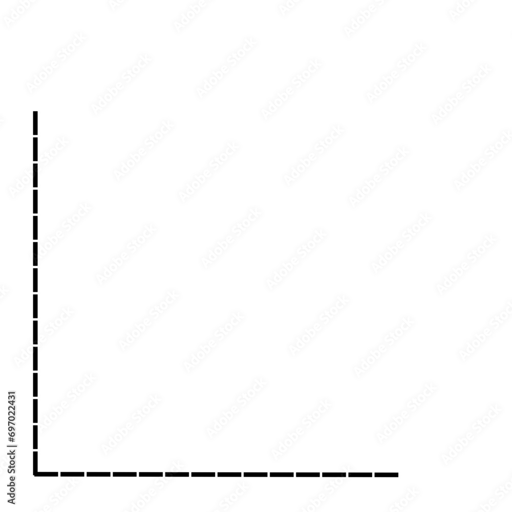 Obraz premium Dashed Line Corner Border 