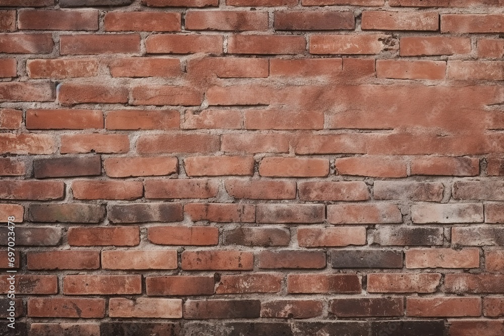 Expansive panorama showing the textured surface of an aged red brick wall with noticeable weathering and various shades of bricks, suitable for a rustic background. Expansive panorama showing the textured surface of an aged red brick wall with noticeable weathering and various shades of bricks, suitable for a rustic background.