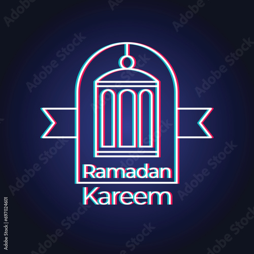 Ramadan Kareem Design with Islamic Theme